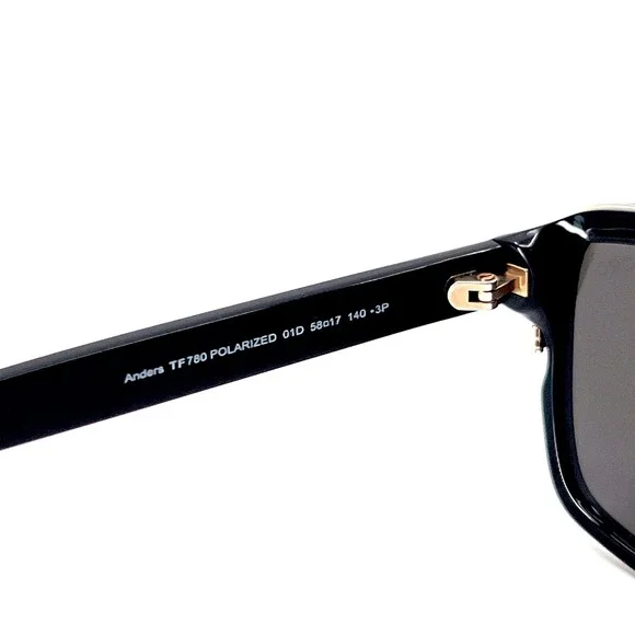 NEW!!! TOM FORD Anders Sunglasses TF780 01D Polarized Authentic - Picture 8 of 11